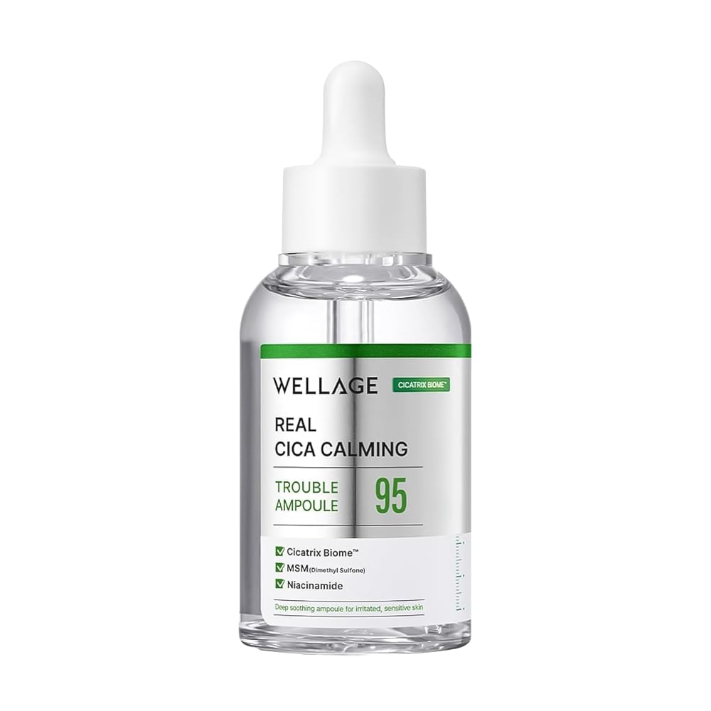 Заспокійлива сироватка для обличчя WELLAGE Real Cica Calming Trouble Ampoule, 50 мл
